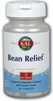 KAL Bean Relief™ Tablets Perspective: front