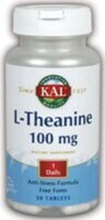 Kal L-Theanine Tablets 100 mg Perspective: front