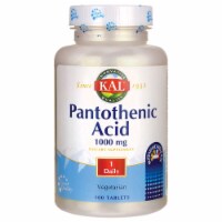 Kal Pantothenic Acid Sustained Release 1,000 mg 100 Tabs Perspective: Main