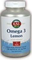 KAL  Omega-3   Lemon Perspective: front