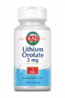KAL® Lithium Orotate 5mg VegCaps Perspective: Main