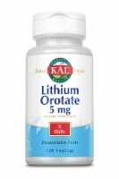 KAL® Lithium Orotate 5mg VegCaps Perspective: Main