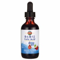 Kal B-6 B-12 Folic Acid Drop Ins - Mixed Berry 2 fl oz Liq
