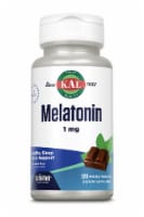 KAL®Chocolate Mint Flavor Melatonin Micro Tablets 1mg Perspective: Main