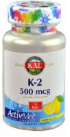 KAL K-2 ActivMel Lemon Flavored Micro Tablets 500 mcg Perspective: Main
