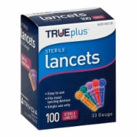 TRUEplus Incision Device Lancet for Lancing Device 33 Gauge Needle 1 Box(s), 100 /Box