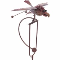 Terre Verde 50 In. Steel Maurice Rocking Bird Garden Stake WX17409