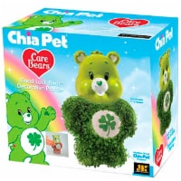 Chia Pet Care Bears Good Luck Bear Decorative Planter - Green/Brown Perspective: front