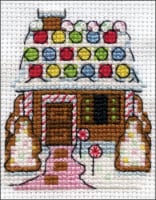 Design Works Counted Cross Stitch Kit 2 X3 -Gingerbread House (14 Count)