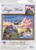 Design Works Counted Cross Stitch Kit 11 X14 -Lighthouse Sunset (14 Count)