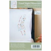 Tobin Stamped For Embroidery Pillowcase Pair 20 X30 -Good Night