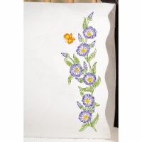 Tobin Stamped For Embroidery Pillowcase Pair 20 X30 -Morning Glories