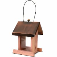 Pennington Cedar Copper Roof Villa Bird Feeder