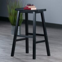 Winsome 29 Bar Saddle Stool in Black