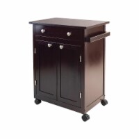 Winsome Savannah 34  Wood Storage Cabinet with 1 Shelve Espresso (92626)