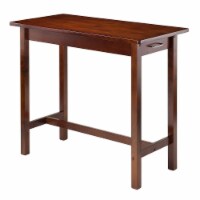 Winsome Wood Kitchen Island Table With 2-Drawers Antique Walnut 94540