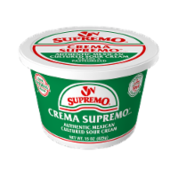 VV Supremo® Crema Supremo Authentic Mexican Cultured Sour Cream Perspective: Main