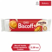 Lotus Biscoff® Vanilla Sandwich Cookies, 15 ct / 5.29 oz - Ralphs