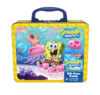 Pressman SpongeBob SquarePants Full Size Puzzle Lunch Box Perspective: Main