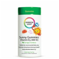 Rainbow Light Vitamin D3 Tangy Orange Flavor Gummies 400IU
