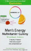 Rainbow Light Men's Energy Multivitamin Orange Zest Flavor Gummies Packets Perspective: Main