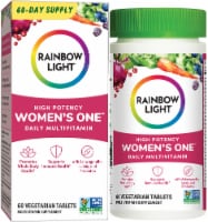 Rainbow Light Womens One High-Potency Daily Multivitamin Immune Support Supplement Perspective: Main