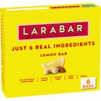 Larabar Lemon Bar Gluten Free Vegan Fruit & Nut Bar Perspective: Main