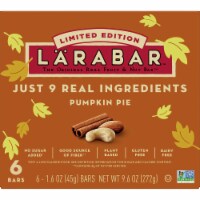 Larabar Pumpkin Pie Limited Edition Fruit & Nut Bars Perspective: Main