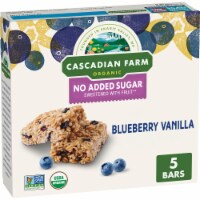 Cascadian Farm™ Organic No Sugar Added Blueberry Vanilla Chewy Bars
