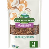 Cascadian Farm Organic® No Added Sugar Coconut Cashew Granola Perspective: Main
