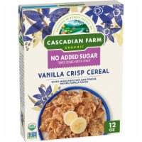 Cascadian Farm Organic No Added Sugar Vanilla Crisp Cereal Perspective: Main