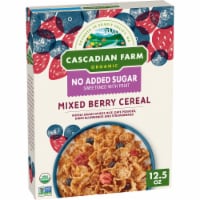 Cascadian Farm Organic No Added Sugar Mixed Berry Cereal Perspective: Main