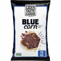 Food Should Taste Good Gluten Free Blue Corn Tortilla Chips Perspective: Main