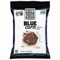 Food Should Taste Good Blue Corn Tortilla Chips Perspective: Main