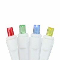Brite Star 35-Count Vibrantly Colored LED Wide Angle Icicle Christmas String Lights - 5.5ft