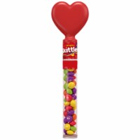 SKITTLES Original Valentine's Candy Tube with Heart Topper Perspective: Main