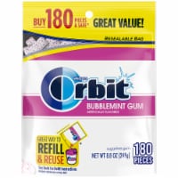 Orbit Bubblemint Sugar Free Chewing Gum Value Pack Bag