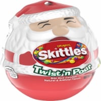 Skittles Original Twist 'n Pour Santa Christmas Candy Stocking Stuffers Perspective: Main
