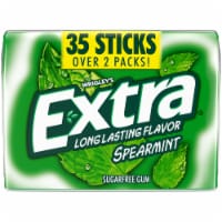 EXTRA Gum Spearmint Sugar Free Chewing Gum Pack