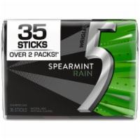 5 GUM Spearmint Rain Sugar Free Chewing Gum