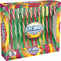 LIFE SAVERS 5 Flavor Assorted Holiday Candy Canes Perspective: Main