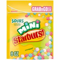 Starburst Minis Sours Candy Fruit Chews Grab N Go Bag Perspective: Main