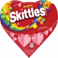 Skittles Original Valentine's Candy Heart Box Perspective: Main