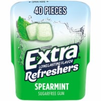 Extra Gum Refreshers Spearmint Sugar Free Chewing Gum Bottle