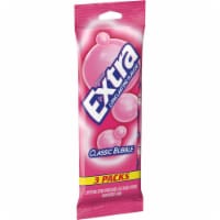 Extra® Sugar Free Classic Bubble Chewing Gum