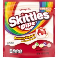 Skittles Original Creamy Yogurt Flavored Coated Dips Bite Size Candies Perspective: Main