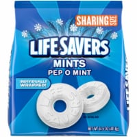 Life Savers Pep-O-Mint Breath Mints Hard Candy Sharing Size Bag Perspective: Main