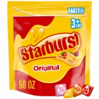 Starburst Original Fruit Chews Summer Candy Party Size Bag Perspective: Main