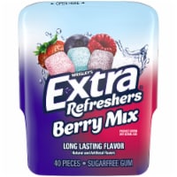 Extra Gum Refreshers Berry Mix Sugar Free Chewing Gum Bottle