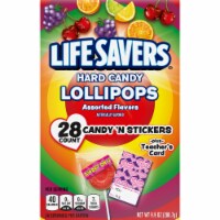 LIFE SAVERS Lollipop Class Exchange Valentine Candy Kit Perspective: Main